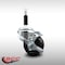 Service Caster 3'' SS Phenolic Swivel 7/8'' Expanding Stem Caster with Brake SCC-SSEX20S314-PHS-TLB-78 - alternate 4